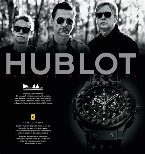 depeche mode and hublot|Hublot watches.